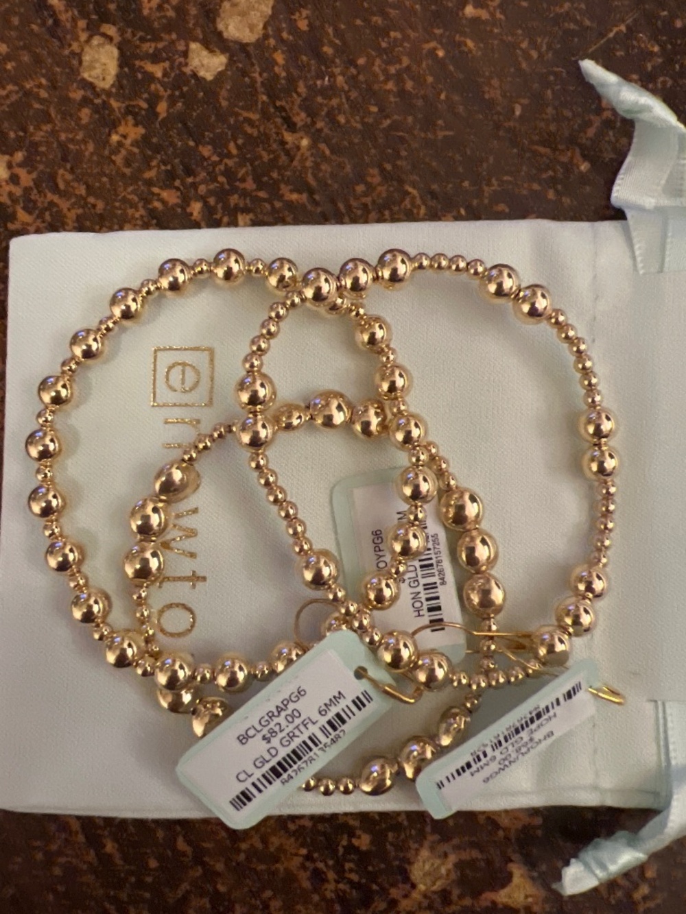NWT Gold Enewton Bracelets